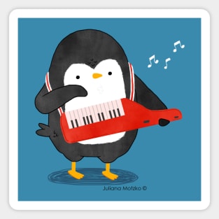 Keyboarder Penguin Magnet